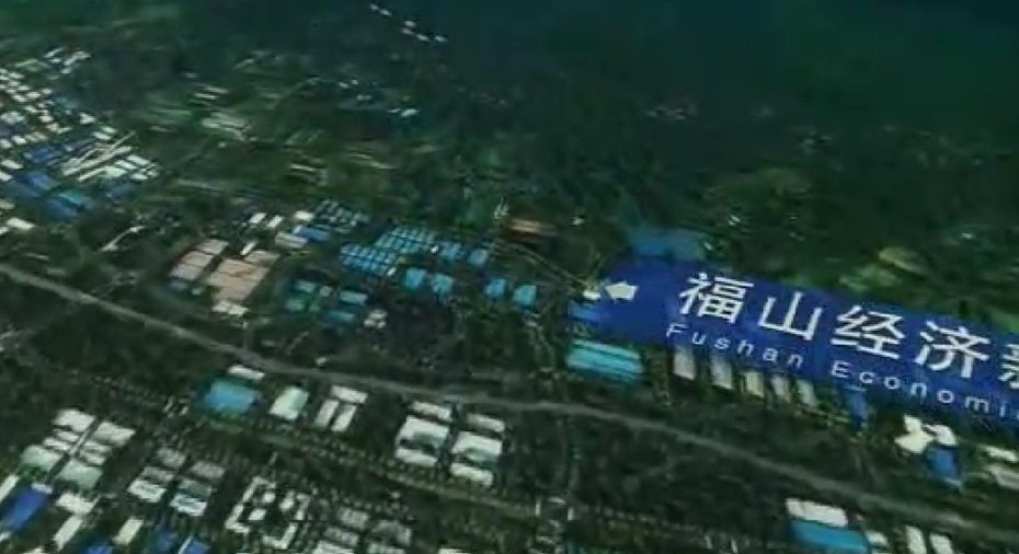 三河城市规划展览馆数字沙盘图