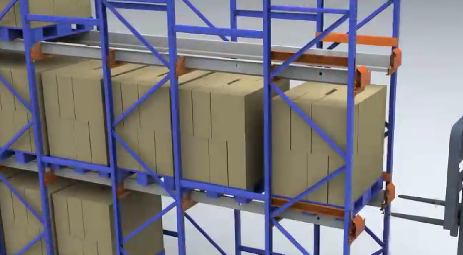 英锋ENFON货架穿梭车动画图片