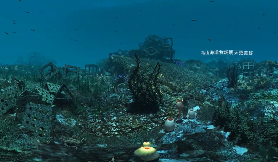 海洋牧场三维VR动画制作案例图片